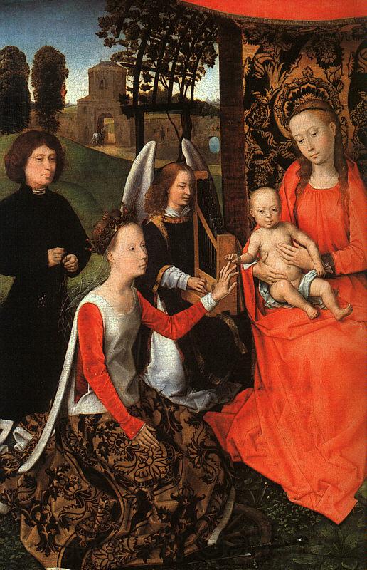 Hans Memling The Marriage of St.Catherine Spain oil painting art